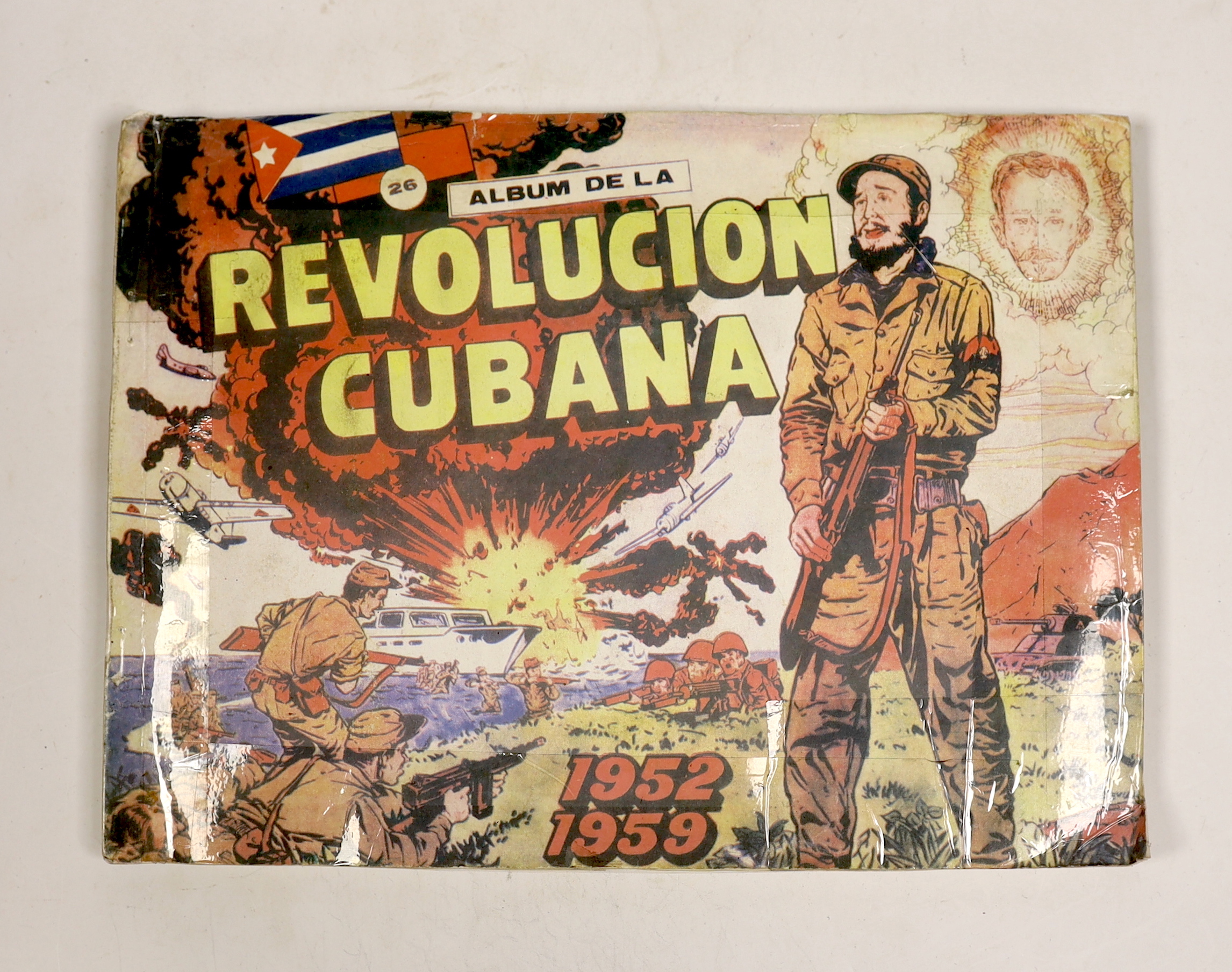 A collector's album of Cuban Revolution cards 1952-59